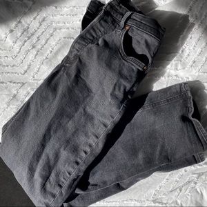 ✨ Denim Forum The Arlo High Rise Black Straight 28L